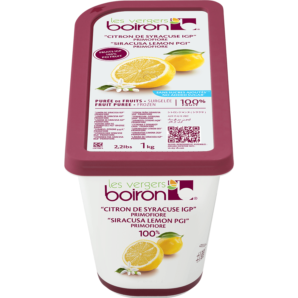 Barquette Citron De Syracuse IGP Primofiore 100 MAVERICK Laurent Francois - Les vergers Boiron