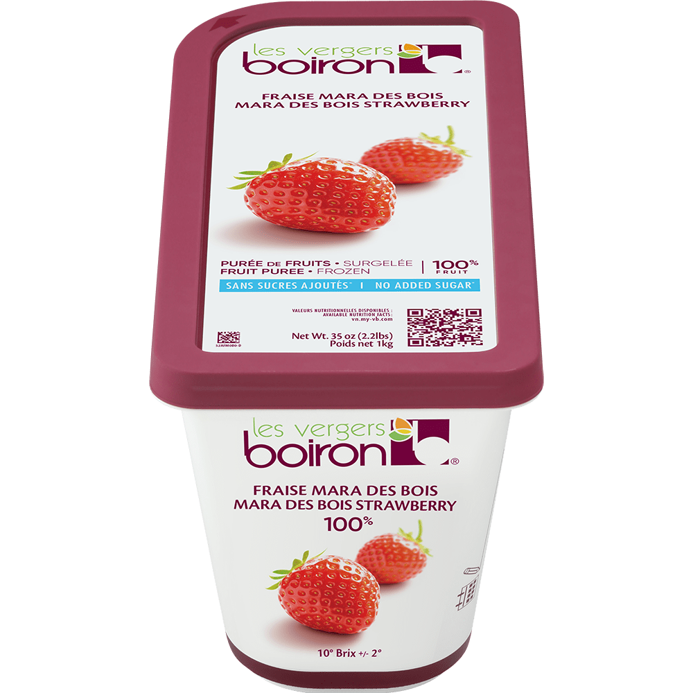 Barquette Fraise Mara Des Bois 100 MAVERICK Laurent Francois - Les vergers Boiron