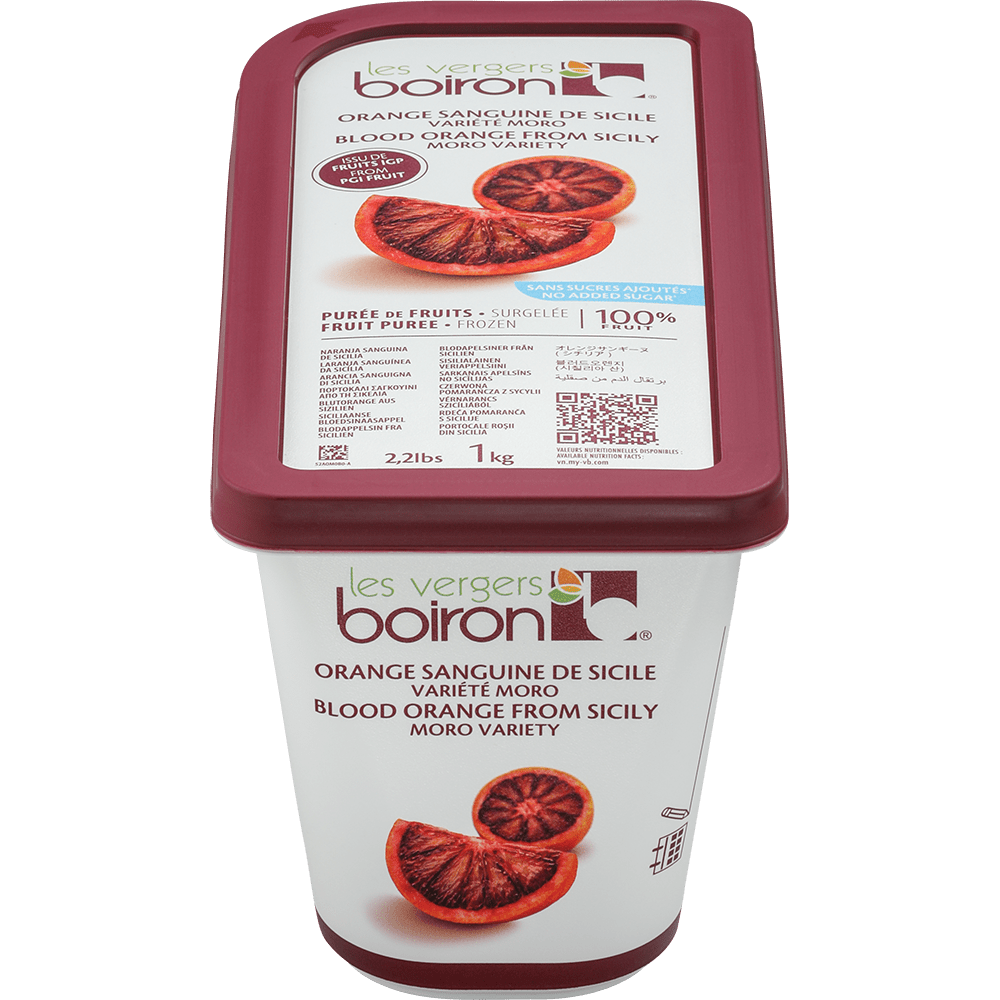 Les vergers Boiron - Barquette Orange Sanguine De Sicile IGP