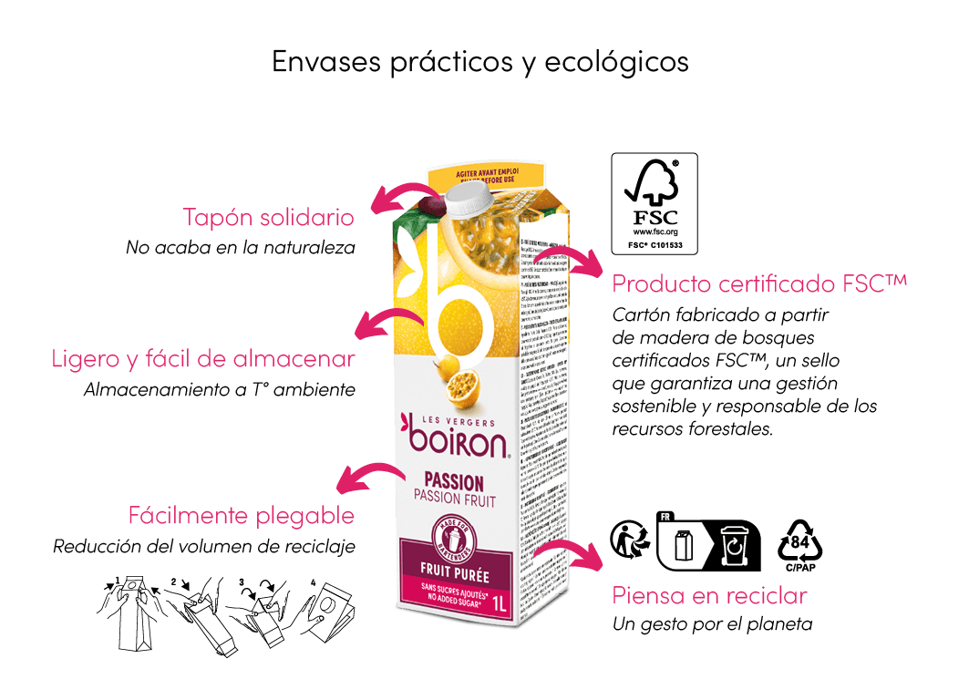 Purés a temperatura ambiente sin azúcares añadidos