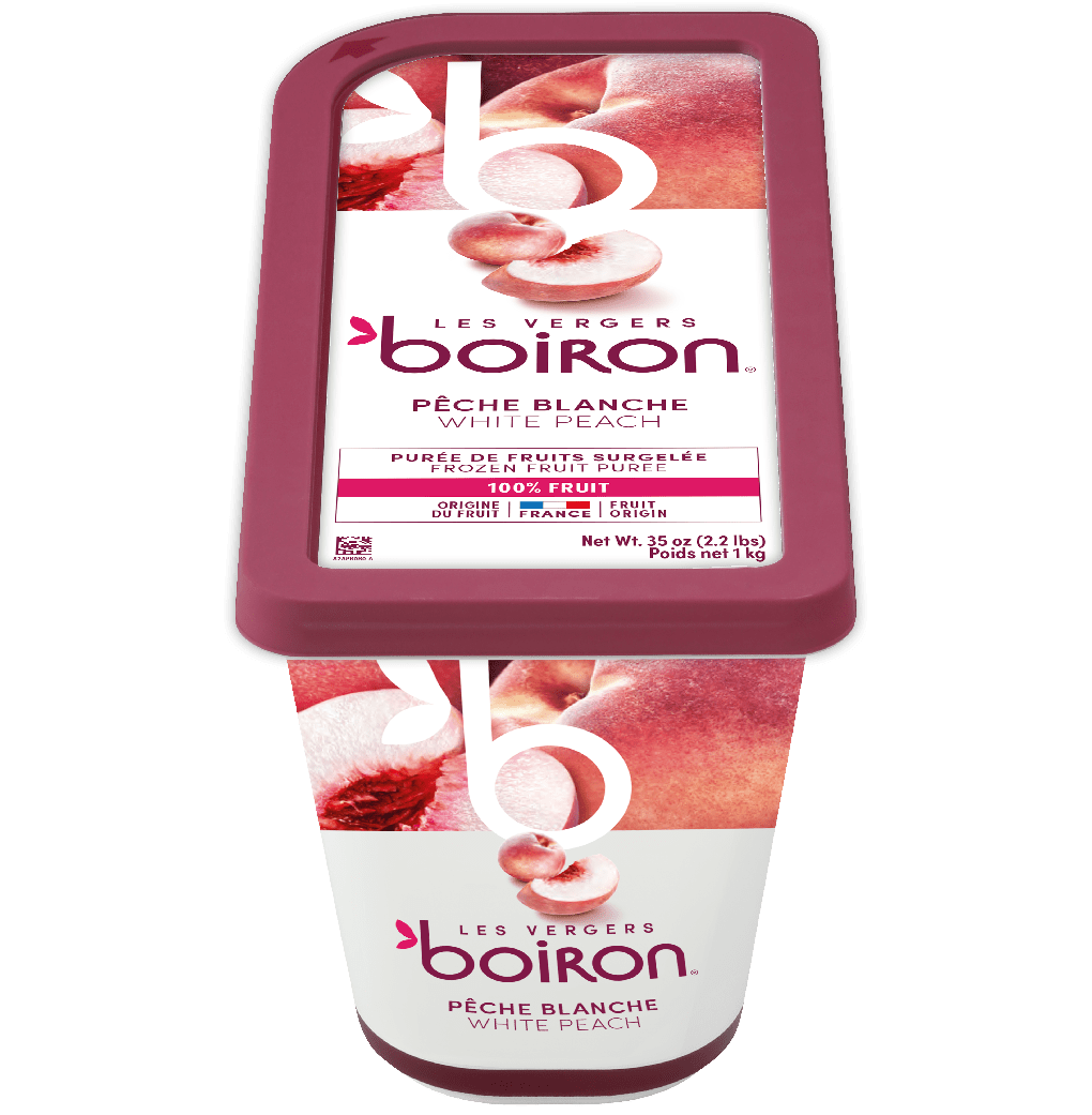 APB0C6 Barquette Peche Blanche 8557